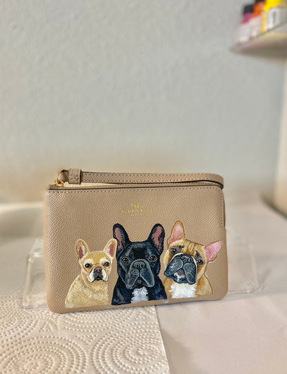 Coach Wristlet with Custom Pet Portrait