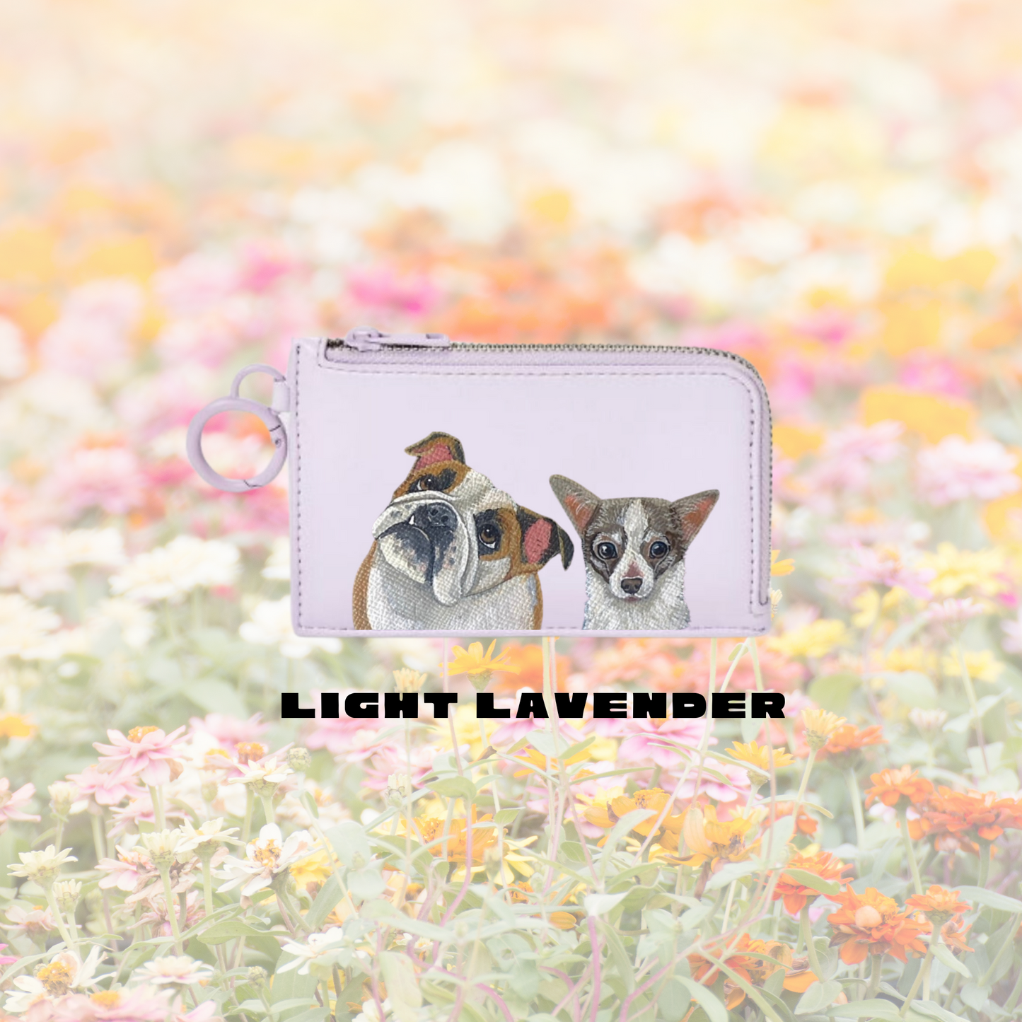 NEW! Vegan Leather Pet Portrait Card Case