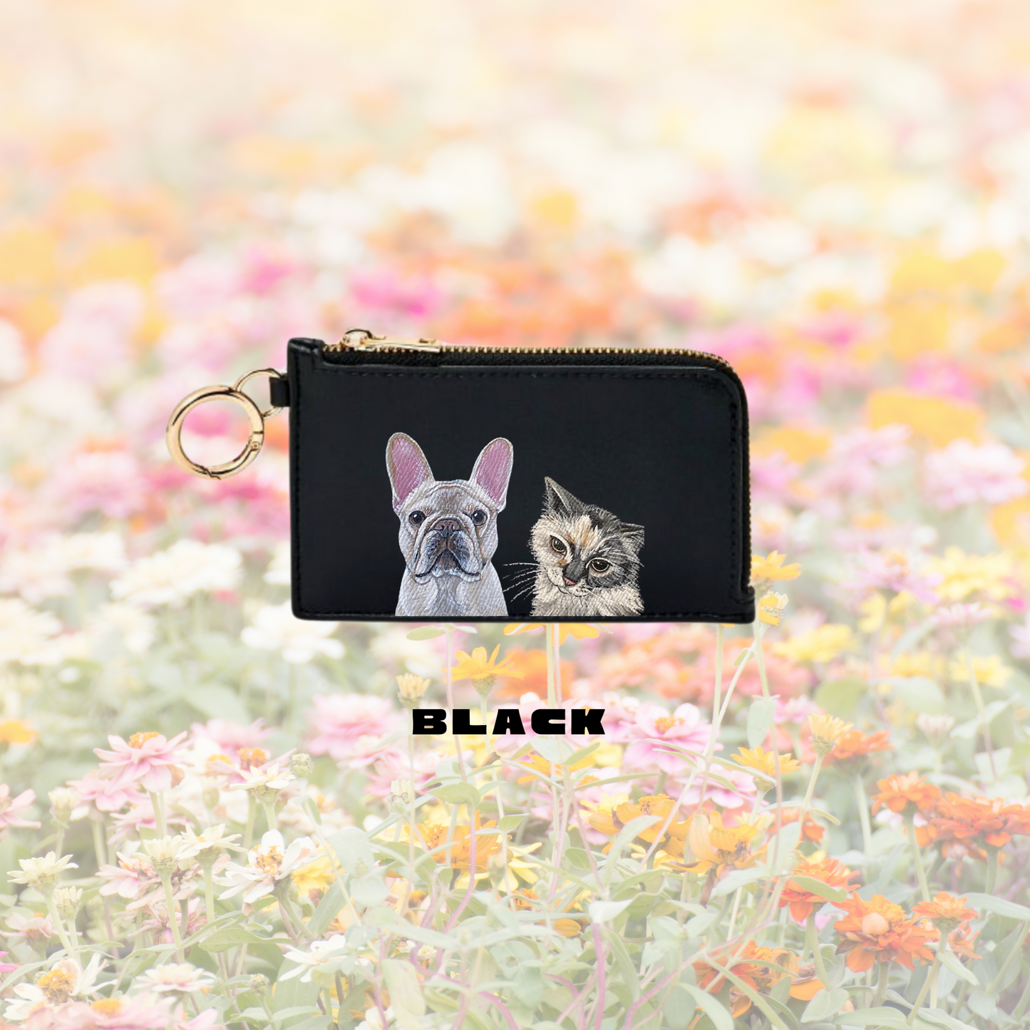 NEW! Vegan Leather Pet Portrait Card Case