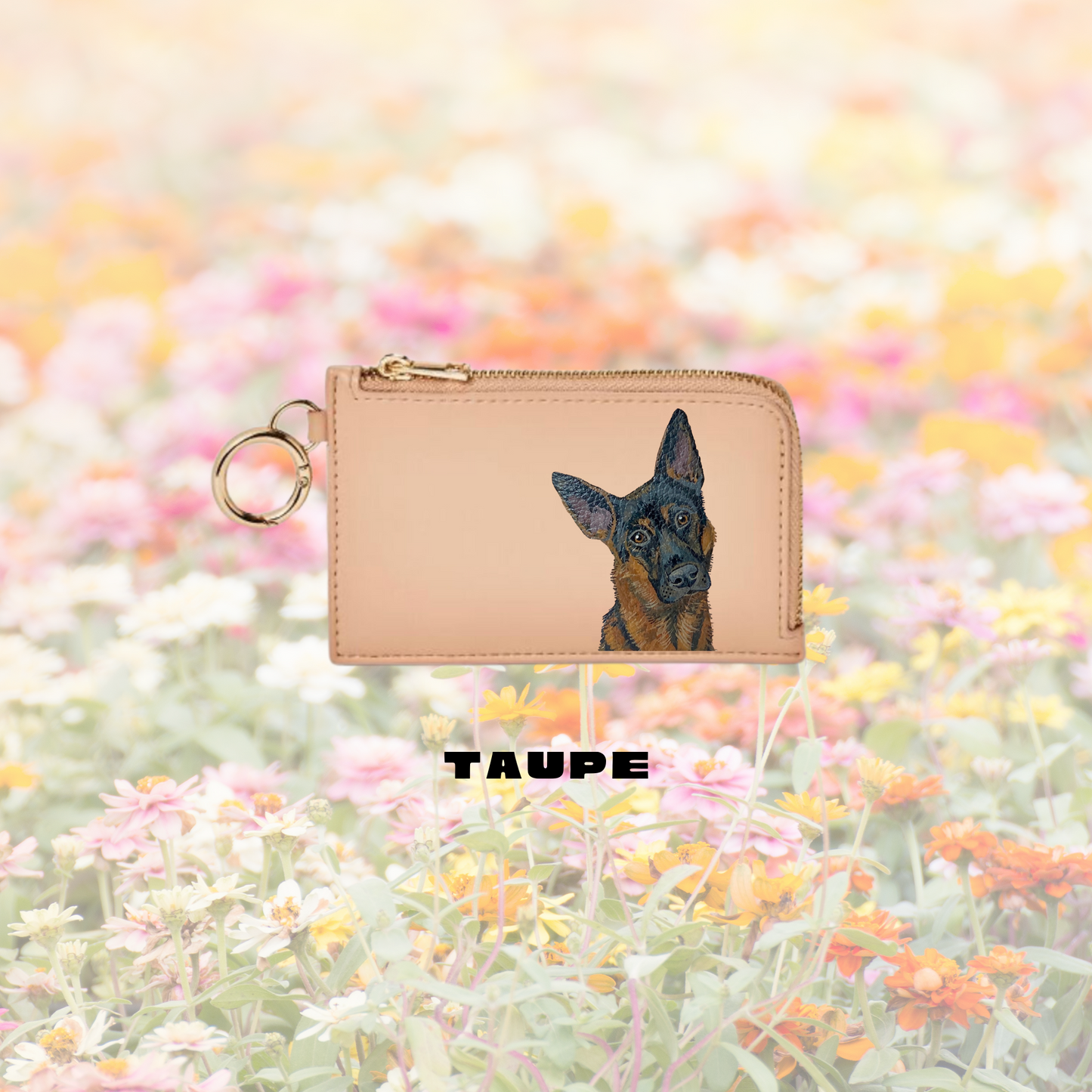 NEW! Vegan Leather Pet Portrait Card Case