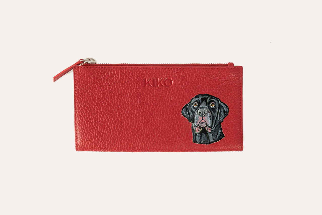 BRAND NEW! Genuine Leather Kiko Wallet With Custom Pet Portrait