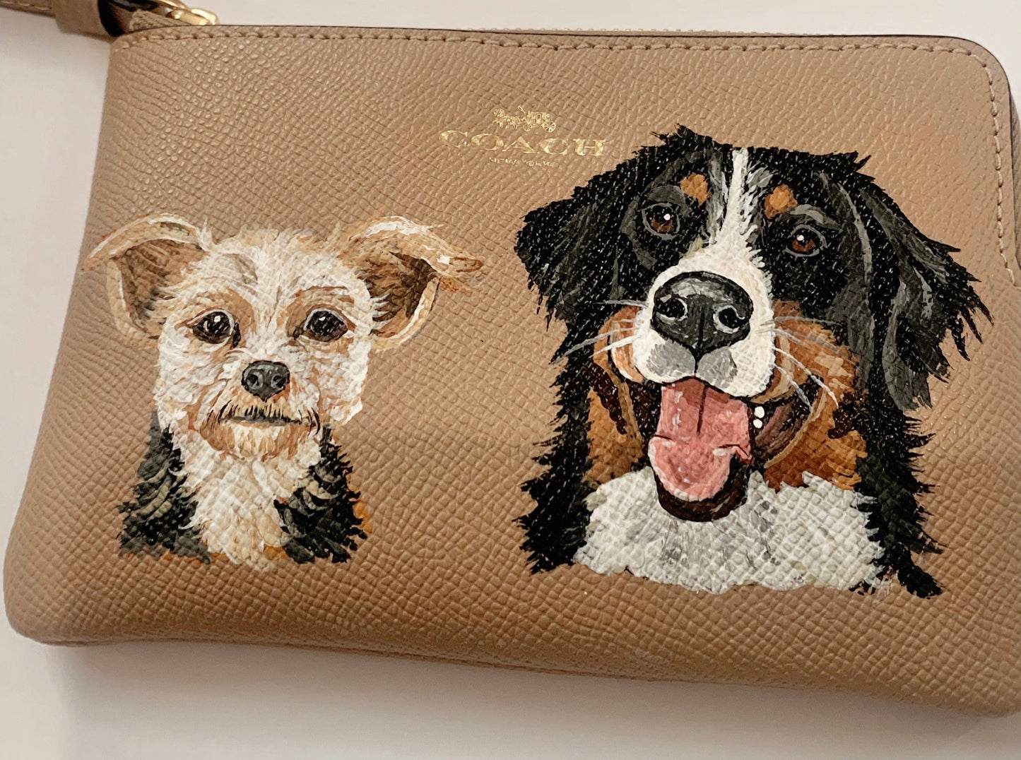 Coach Wristlet with Custom Pet Portrait