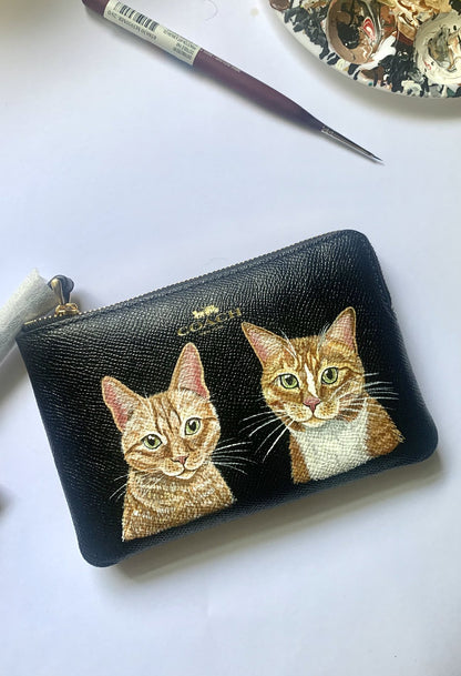 Coach Wristlet with Custom Pet Portrait